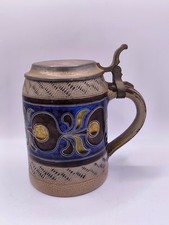German Beer Stein Pewter Lid