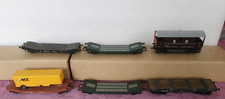 Hornby Airfix Conflats and Bogie bolster wagons Guards brake van x6
