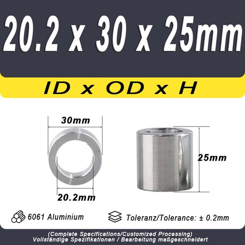 30mm aluminum stand off - aluminum,