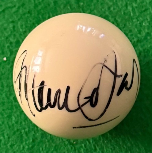 Steve davis hand - signed, white