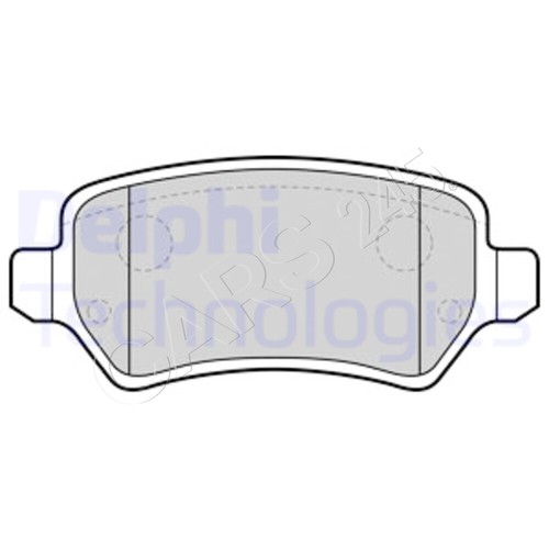 Delphi disc brake - brake, pad