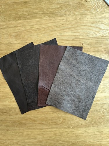Pack dark brown leather - of, 4