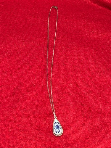 Vintage delft blue hand - -,