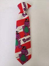 Vintage Barney Kids Tie 1990s