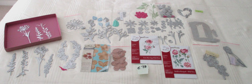 Craft clearout mixed dies - dies, lot