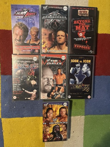 Rare mixed wwf wcw - wwf, bundle