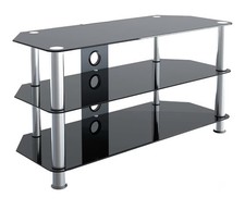 mahara Glass Corner TV Stand