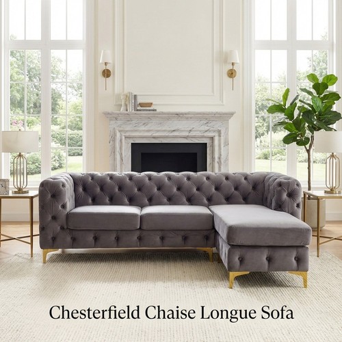Chesterfield chaise longue - chesterfield,