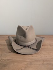 Charlie 1 Horse Cowboy Hat Triple "XXX" FUR BLEND 7 1/4 Excellent Condition