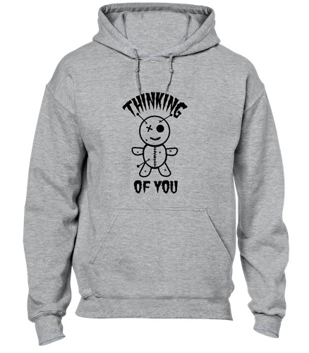 Voodoo doll thinking hoody - doll,