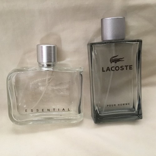 Empty bottles lacoste eau de - bottles,