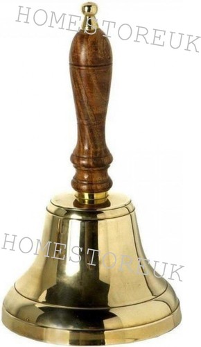Brass hand bell - brass,