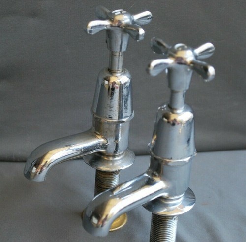 Chrome retro bathroom basin - chrome,