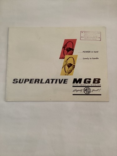 Mgb 1800cc superlative - mg,