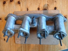 Ford xflow x-flow kent crossflow inlet manifold for twin 40 DCOE webers