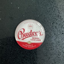 Budvar Round Fisheye Badge