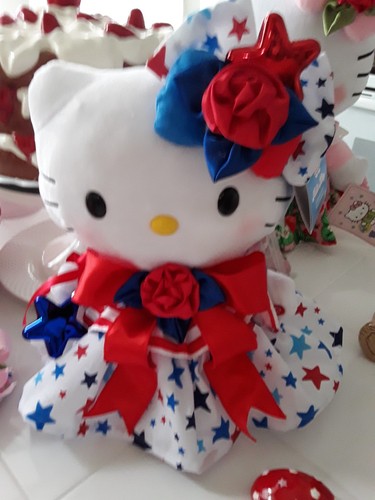Patriotic dressed hello kitty - dressed,