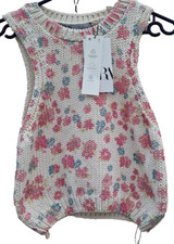 Zara Crop Sleeveless Jumper L