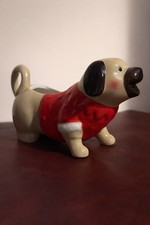 Ceramic Dog Gravy Boat – Red