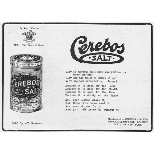 Cerebos salt antique - -,
