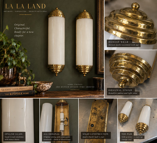 Pair vintage art deco - pair,