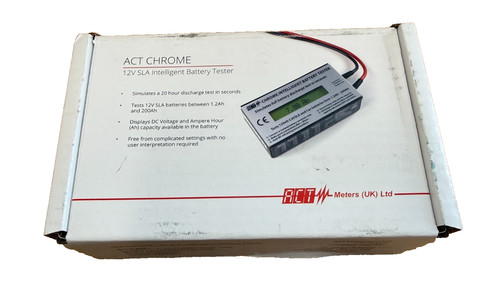Act meters chrome - 12v, sla