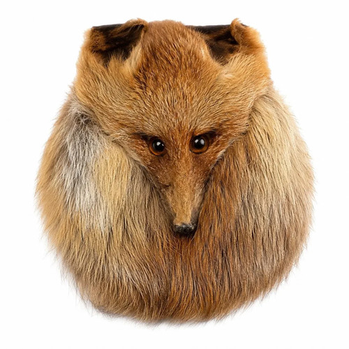 Scottish fox face fur sporran - fur,