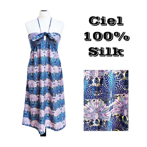 Ciel dress teal - dress, silk