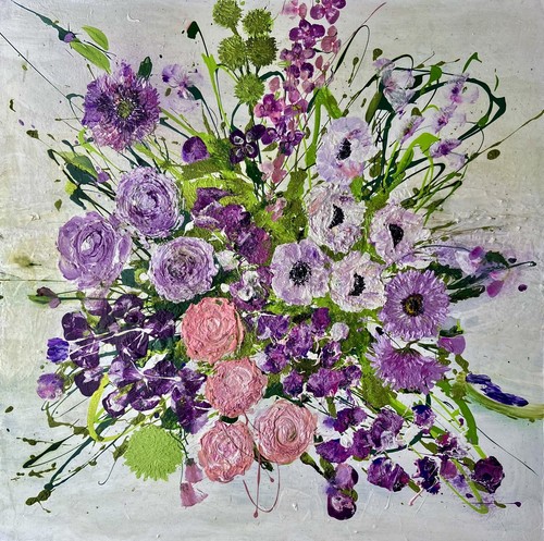 Large textured abstract - textured,