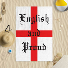 58x39" St George's Day Microfibre Beach Towel English And Proud Design England 