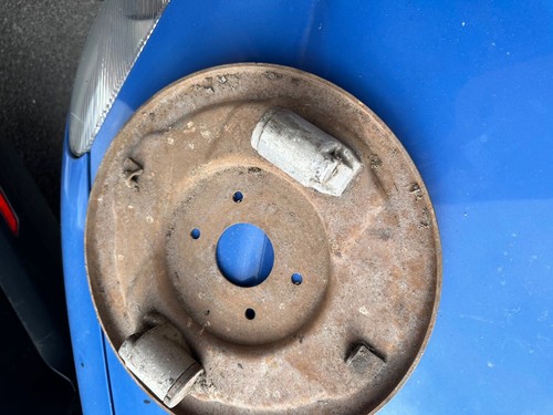 Bristol 401 brake back - bristol, plate