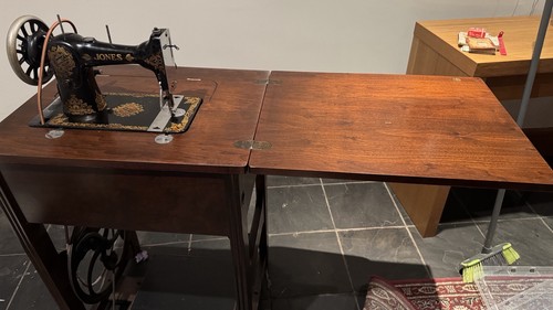 Jones vintage treadle sewing - jones,