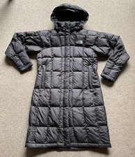 The North Face Womans Brown 600 Puffer Jacket With Hood Size Small Down Filled 
