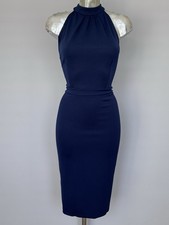 Halter Neck Pencil Knee Length Dress size 12