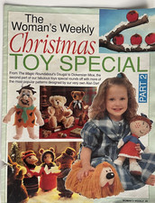 Alan Dart Christmas Toy SEWING KNITTING PATTERN Flintstones Dougal Mice USED