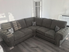 Double Corner Sofa Vegas Grey