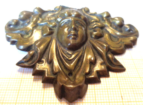 Antique used case - used, bronze