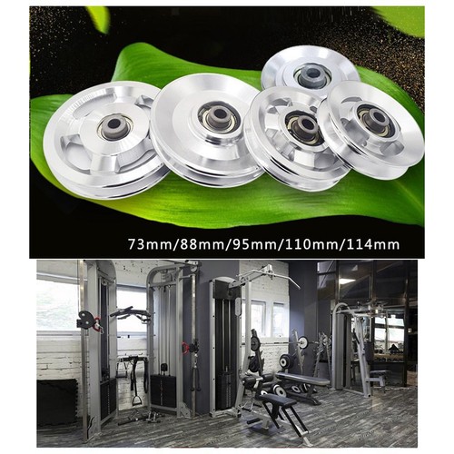 Alloy pulley wheel groove - alloy, u-groove