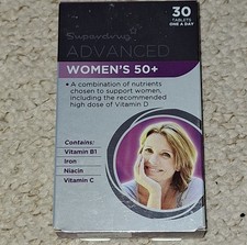 Superdrug Advanced Womens 50+ Multivitamjn Tablets 30 Tablets Brand New 