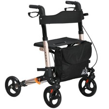 HOMCOM 4 Wheel Rollator