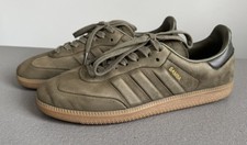 ADIDAS SAMBA KHAKI GREEN OLIVE STRATA GUM UK 8
