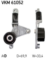 Upper SKF VKM 61052 Belt Tensioner, V-ribbed belt for LEXUS,TOYOTA