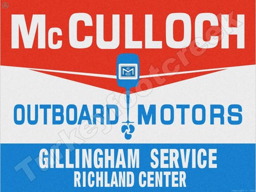 Mcculloch outboard motors x - outboard,