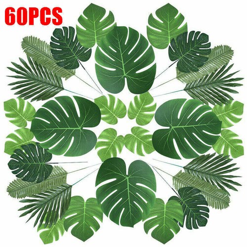 60pcs artificial tropical - 60pcs,