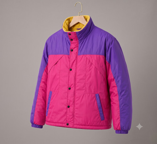 Vintage colorblock windbreaker - colorblock,