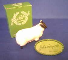 Beswick Black Faced Sheep Figurine, Model Number 1765. Original Box 1963 & 2002
