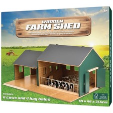 Wooden Farm Shed Playset 1:32
