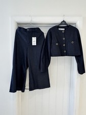Zara Indigo Crop Jacket and