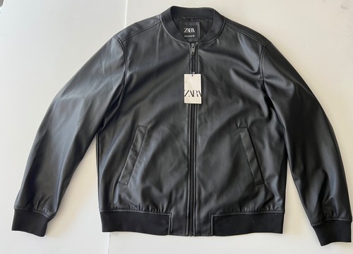 Zara black faux - zara,
