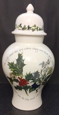 PORT MEIRION HOLLY & IVY VINTAGE GINGER POT DISCONTINUED AND VERY VERY RARE